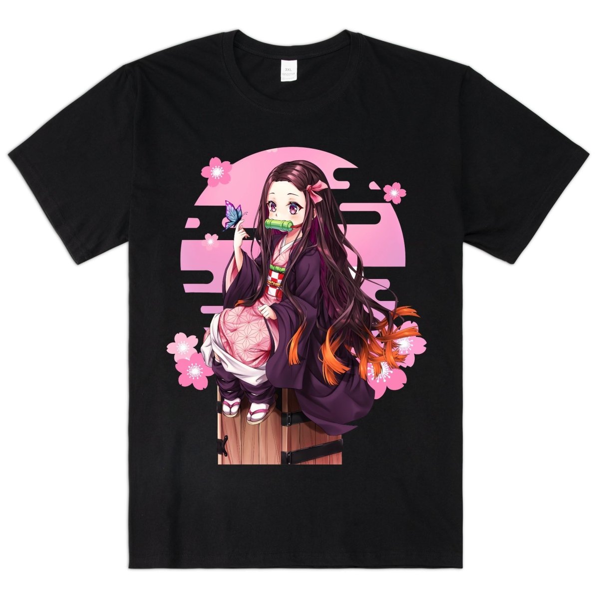 T-Shirt Nezuko Kawaii – Demon Slayer | Coupe Unisexe