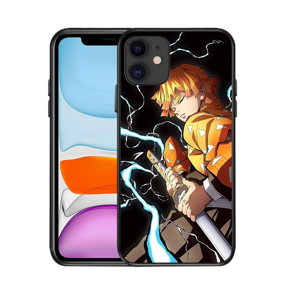 Coque Zenitsu Thunder Breathing – Demon Slayer | Pour iPhone & Samsung