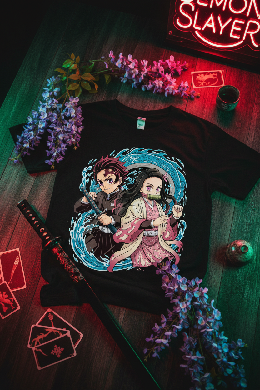 T-shirt Kamado Siblings lifestyle