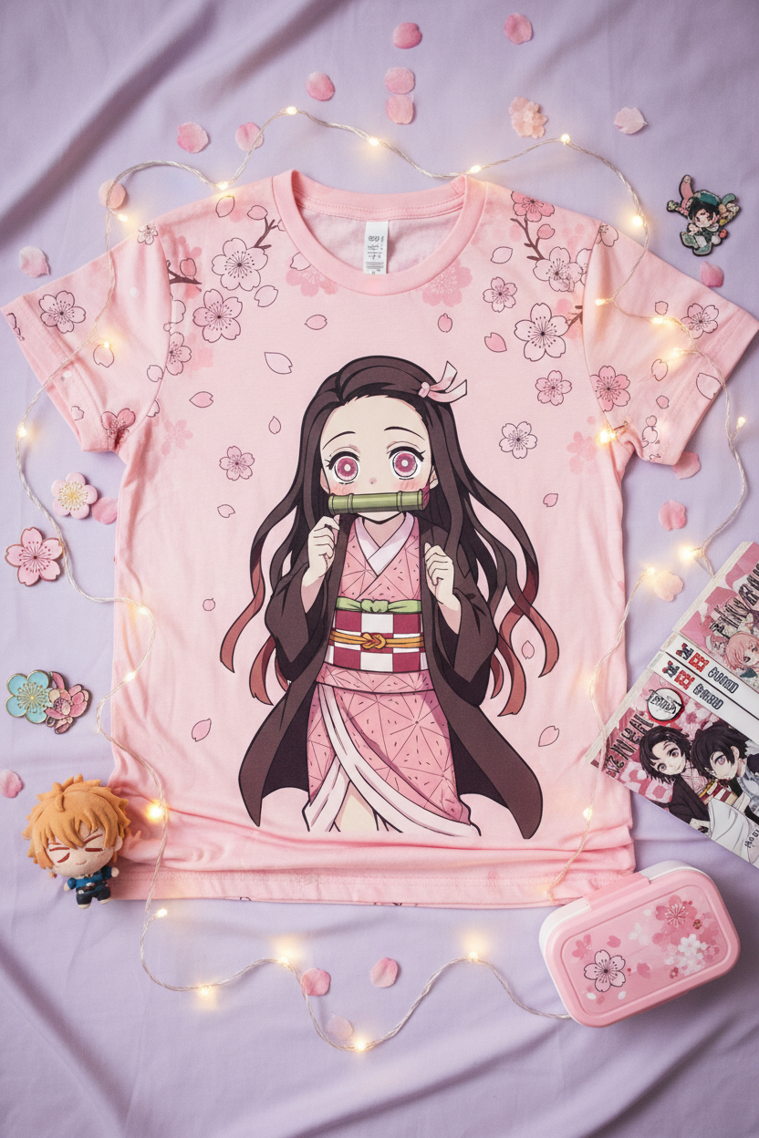 T-shirt Nezuko Kawaii lifestyle